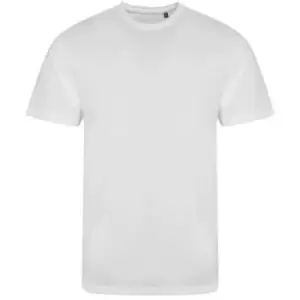 Image of AWDis Mens Tri Blend T Shirt (Small) (Solid White)