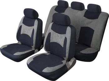 Image of Car Seat Cover Escape - Set - Black/Grey COSMOS 14102A