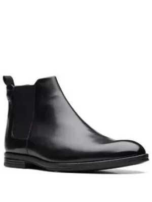 Image of Clarks Citistride Top Boot, Black, Size 9, Men