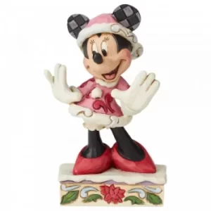 Image of Festive Fashionista (Minnie Mouse) Christmas Figurine