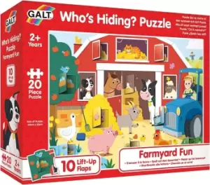 Image of Galt Toys - Farmyard Fun Jigsaw Puzzle - 20 Pieces