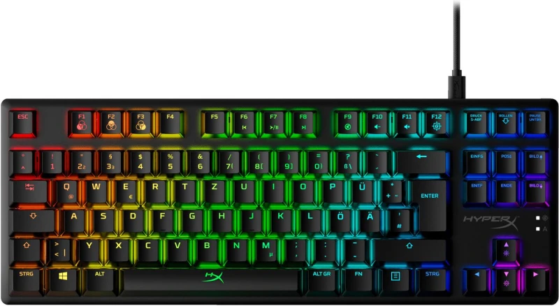 Image of HyperX Alloy Origins Core - Mechanical Gaming Keyboard - HX Red (DE La