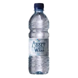 Image of Abbey Well 500ml Still Natural Mineral Water Bottle Plastic 24 Pack