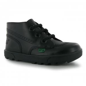 Image of Kickers Disley Hi Infants Shoes - Black