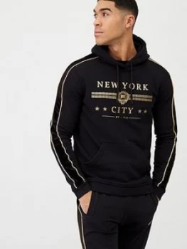 Image of Supply & Demand Calla Sweatpants - Black/Gold, Size L, Men