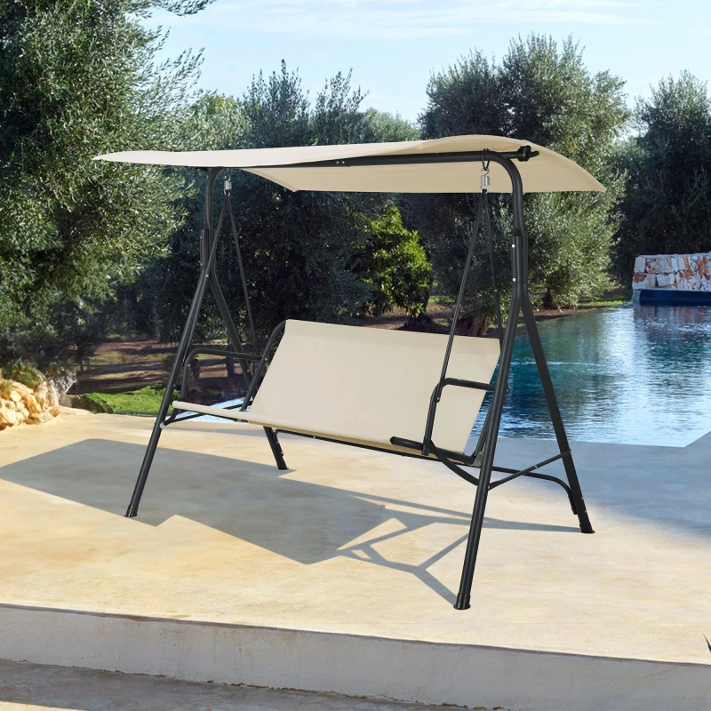 Image of Linea Studio Royale 3 Seater Swing Cream Black unisex One Size