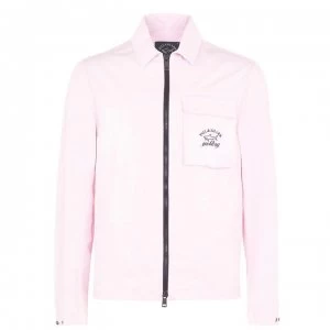 Image of Paul And Shark Crew + Shark Overshirt Pocket - Pink 701