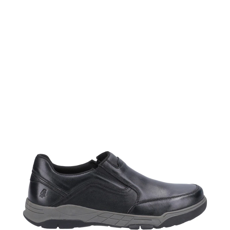 Image of Hush Puppies Fletcher Shoe Black male UK6 EU40