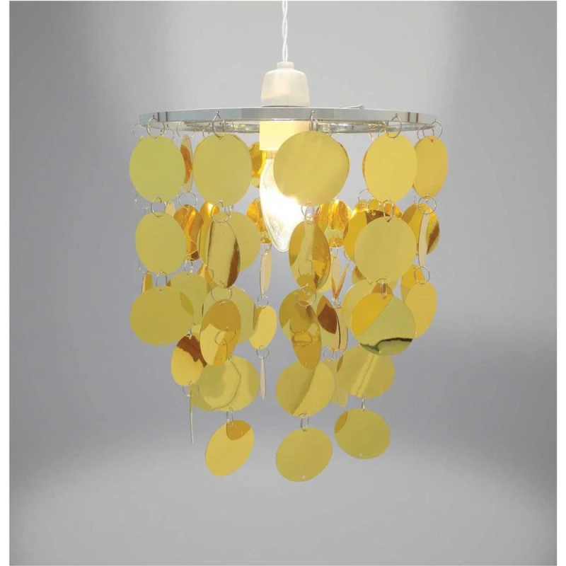 Image of Country Club Country Club Easyfit Light Decoration - Luna Disc Gold Gold One Size Unisex 5023674860812