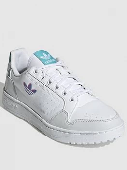 Image of adidas Originals Ny 90 - White/Pale Blue, White/Pale Blue, Size 4, Women