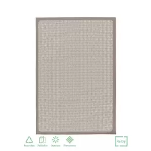 Image of Relay Recycled Indoor/Outdoor Rug - Natural - 160x230cm