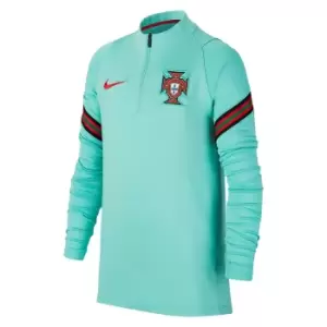 Image of 2020-2021 Portugal Nike Training Drill Top (Mint)