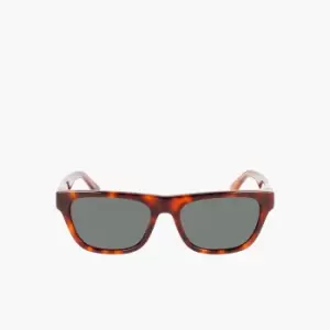 Image of Lacoste Mens Scale-Style Rectangle Acetate L.12.12 Sunglasses Size Unique size Tortoise