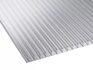 Image of Corotherm Clear Multiwall Polycarbonate Roofing Sheet 3M X 700mm, Pack Of 5