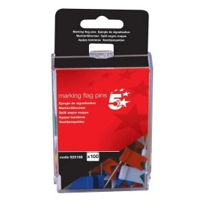 Image of 5 Star Marking Flags Assorted Pack of 100