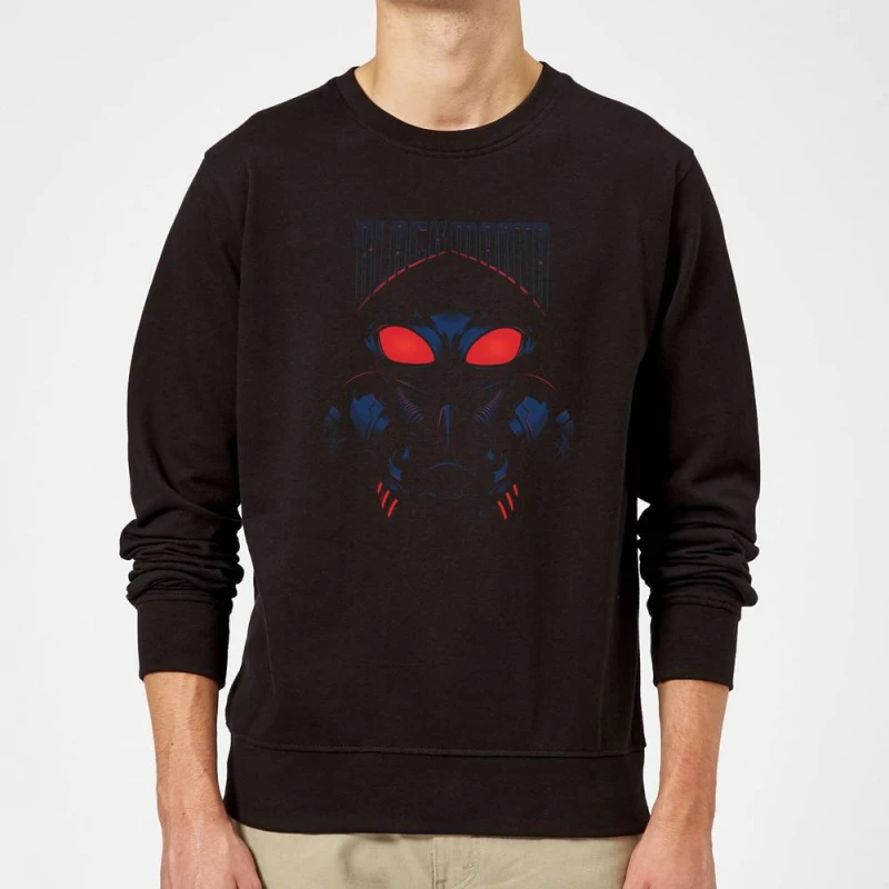 Image of Aquaman Black Manta Sweatshirt - Black - L