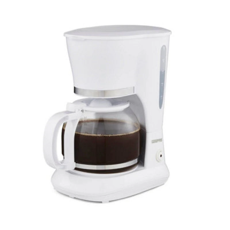 Image of Geepas 1.5L Filter Coffee Machine 800W Coffee Maker For Instant Coffee, White