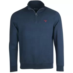 Image of Barbour Mens Nico Half Zip Navy XXL