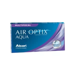 Image of Air Optix Aqua Multifocal (3 Contact Lenses), Ciba Vision/Alcon, Multifocal Monthly Disposables, Lotrafilcon B