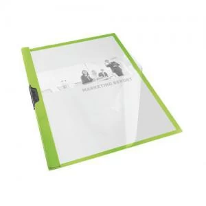 Image of Esselte VIVIDA Clip File A4 3mm- Green - Outer carton of 25