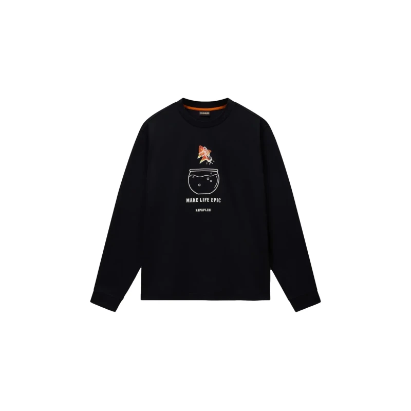 Image of Napapijri Sweatshirt Napapijri Sol Noir Male XL