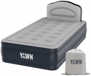 Image of Yawn Luxury Raised Air Bed With Headboard - Single