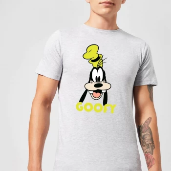 Image of Disney Mickey Mouse Goofy Face T-Shirt - Grey - XS - Grey