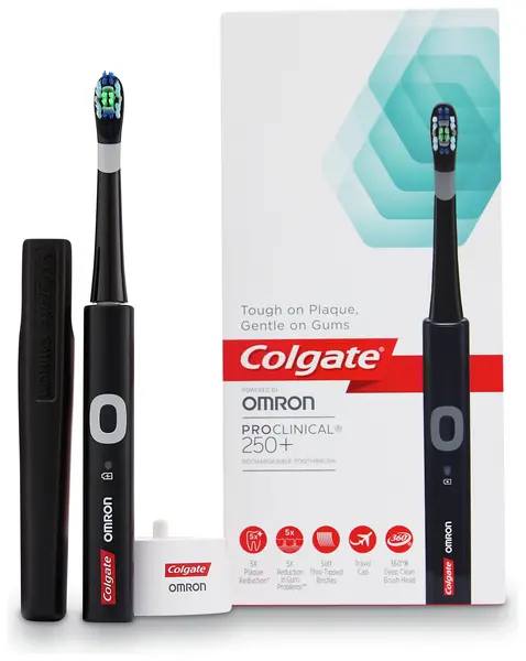 Image of Colgate ProClinical 250 PLus Omron Black Electric Toothbrush