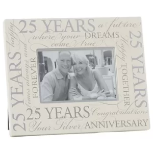 Image of Script Anniversary Frame 25th