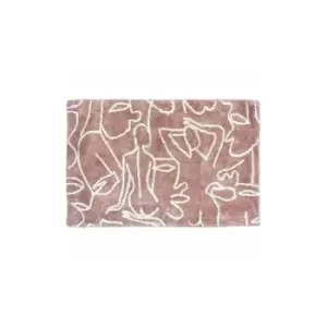 Image of Furn Everybody Bath Mat (One Size) (Blush/Ivory) - Blush/Ivory