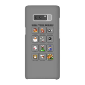 Image of Nintendo Super Mario Know Your Enemies Phone Case - Samsung Note 8 - Snap Case - Gloss