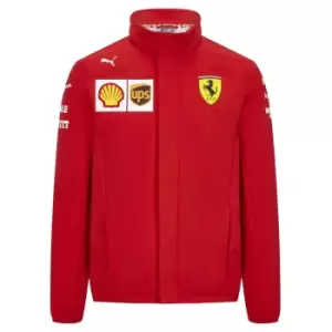 Image of 2020 Ferrari Team Softshell Jacket Slim Fit (Red)