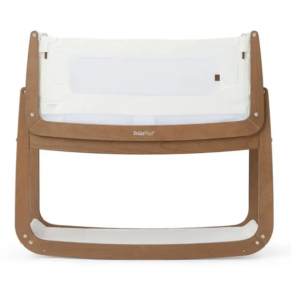 Image of SnuzPod4 Bedside Crib The Natural Edit 'Walnut'
