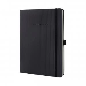 Image of Sigel Conceptum Notebook Hard Cover Lined And Numbered 194 Pages Black