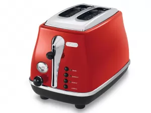 Image of DeLonghi Icona Capitals CTOC2103.R 2 Slice Toaster