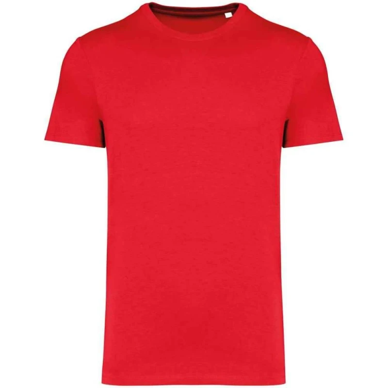 Image of Native Spirit Mens Heavyweight Slim T-Shirt in Scarlet Size: XS Scarlet Male XS