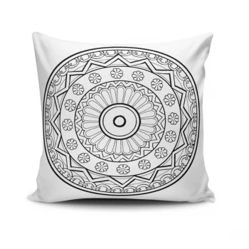 Image of MANDALA-29 - No Filling Multicolor Cushion Cover