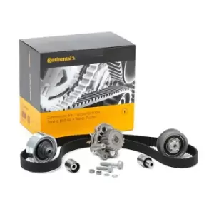 Image of CONTITECH Water Pump + Timing Belt Kit CT1044WP1 VW,AUDI,SKODA,Golf IV Schragheck (1J1),Golf IV Variant (1J5),Bora Limousine (1J2),Bora Variant (1J6)