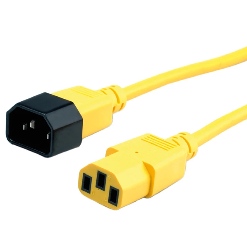 Image of ROLINE Monitor Power Cable. yellow 1.8 m