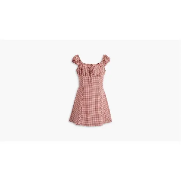 Image of Levis Clementine Cap-Sleeve Mini Dress - Multi 12