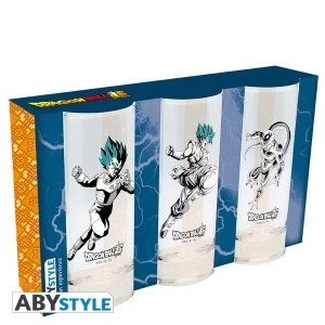 Image of Dragon Ball Super - Goku/Vegeta/Frieza 3 Glasses Set