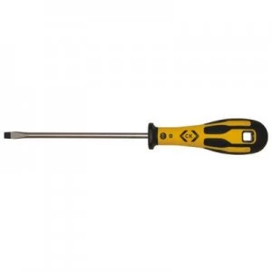 Image of Workshop Slotted screwdriver C.K. Dextro T49110-065 Blade width: 6.5mm Blade length: 150 mm