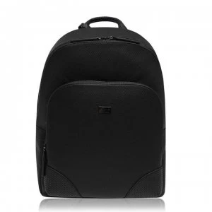 Image of Ted Baker Riviera PU Backpack - BLACK