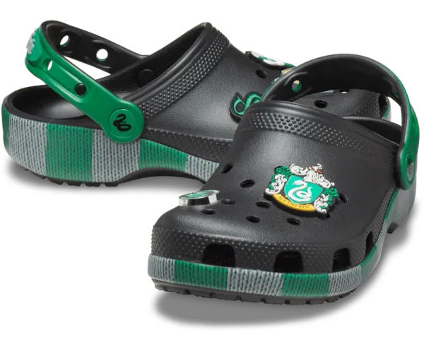 Image of Crocs Kids Harry Potter Slytherin Classic Clogs Multi J2