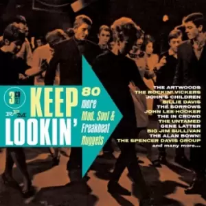 Image of Various Artists - Keep Lookin': 80 More Mod, Soul & Freakbeat Nuggets CD Album - Used