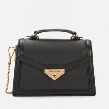 Image of Michael Kors Womens Grace Cross Body Bag - Black