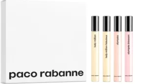 Image of Paco Rabanne Miniature Gift Set 10ml Lady Million Eau de Parfum + 10ml Olympea Eau de Parfum + 10ml Lady Million Fabulous Eau de Parfum Intense + 10ml
