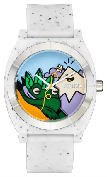Image of Nixon A1366-100-00 x Hannah Eddy Time Teller OPP White Watch