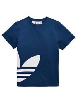 Image of Adidas Originals Big Trefoil Tee - Marine