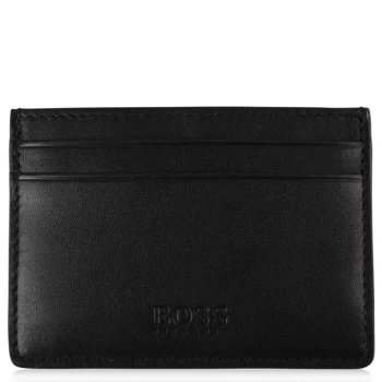 Image of BOSS Nappa Leather Card Holder - Black